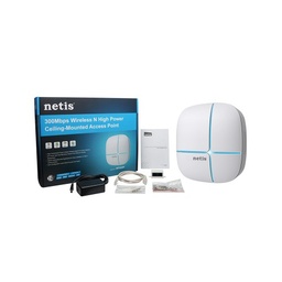  Netis WF2520P 300Mbps Wireless N High Power Ceiling-Mounted Access Point  provides long range, high performance wireless Internet access over large areas.It provides you multiple wireless modes including Access Point, AP Router, Client, WDS, Repeater, and WISP.